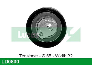 LUCAS ENGINE DRIVE LD0830 įtempiklio skriemulys, paskirstymo diržas
