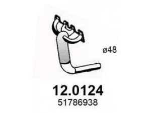 ASSO 12.0124 katalizatoriaus keitiklis 
 Išmetimo sistema -> Katalizatoriaus keitiklis
1558872, 51786938, 51864511, 1558872