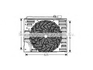 AVA QUALITY COOLING BW7508 ventiliatorius, radiatoriaus 
 Aušinimo sistema -> Oro aušinimas
17117507978, 17417504732, 64546912417