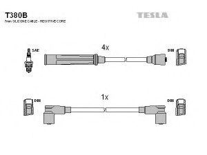 TESLA T380B uždegimo laido komplektas 
 Kibirkšties / kaitinamasis uždegimas -> Uždegimo laidai/jungtys
270800-6, 270898-0, 272193-4