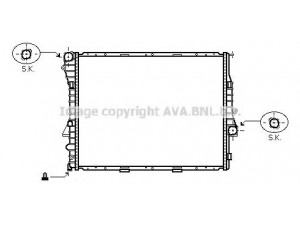 AVA QUALITY COOLING BW2274 radiatorius, variklio aušinimas 
 Aušinimo sistema -> Radiatorius/alyvos aušintuvas -> Radiatorius/dalys
1439104, 17111439104, 17117544669