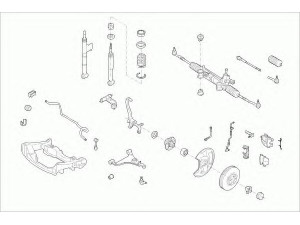 LEMFÖRDER MERCE-E-KLA-FL011 vairavimo mechanizmas; rato pakaba 
 Ašies montavimas/vairavimo mechanizmas/ratai -> Prekių paieška pagal schemą