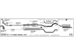 IMASAF 561000412 išmetimo sistema 
 Išmetimo sistema -> Išmetimo sistema, visa