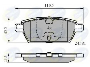 COMLINE CBP01514 stabdžių trinkelių rinkinys, diskinis stabdys 
 Techninės priežiūros dalys -> Papildomas remontas
MDB2735, GPYB2643Z, GPYB2648Z