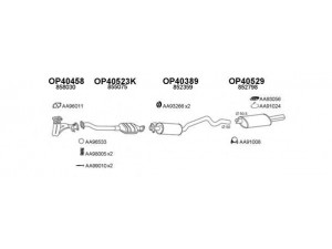 VENEPORTE 400051 išmetimo sistema 
 Išmetimo sistema -> Išmetimo sistema, visa