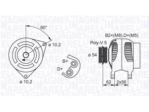 MAGNETI MARELLI 063532250220 kintamosios srovės generatorius 
 Elektros įranga -> Kint. sr. generatorius/dalys -> Kintamosios srovės generatorius
9133599, 9192825