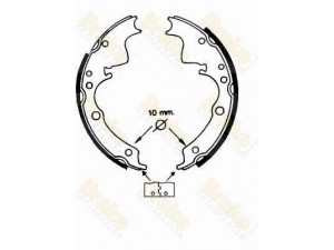 Brake ENGINEERING SH2220 stabdžių trinkelių komplektas 
 Techninės priežiūros dalys -> Papildomas remontas
93803341, 91075465, 91112875, 91112875