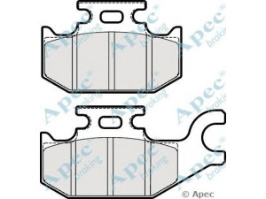 APEC braking PAD1863 stabdžių trinkelių rinkinys, diskinis stabdys
410607103R