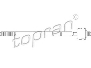 TOPRAN 301 383 vidinė skersinė vairo trauklė 
 Vairavimas -> Vairo mechanizmo sujungimai
6 131 083, 6 185 336, 83BB3L519EA