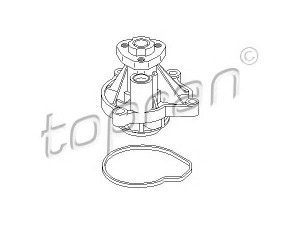 TOPRAN 110 032 vandens siurblys 
 Aušinimo sistema -> Vandens siurblys/tarpiklis -> Vandens siurblys
03D 121 005, 03D 121 013B, 03D 121 005