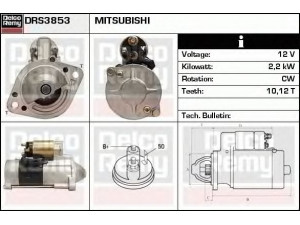 DELCO REMY DRS3853 starteris 
 Elektros įranga -> Starterio sistema -> Starteris
M2T84071, M2T84071ZT, M2T87071