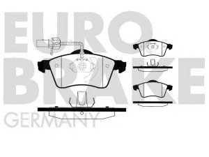 EUROBRAKE 5502224750 stabdžių trinkelių rinkinys, diskinis stabdys 
 Techninės priežiūros dalys -> Papildomas remontas
7D0698151D, 7D0698151F