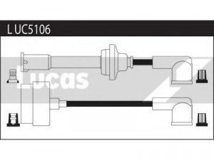 LUCAS ELECTRICAL LUC5106 uždegimo laido komplektas 
 Kibirkšties / kaitinamasis uždegimas -> Uždegimo laidai/jungtys