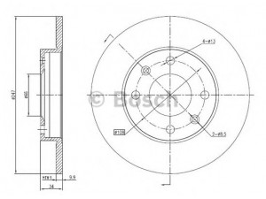 BOSCH 0 986 BB4 306 stabdžių diskas 
 Stabdžių sistema -> Diskinis stabdys -> Stabdžių diskas
4246 89, 4246 A5, 91 508 338, 4246 89