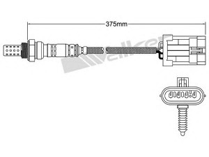 WALKER PRODUCTS 250-24012 lambda jutiklis 
 Variklis -> Variklio elektra
825312000, 855346, 25312200, 96335927