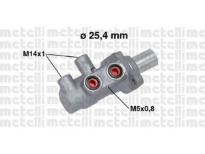 METELLI 05-0747 pagrindinis cilindras, stabdžiai 
 Stabdžių sistema -> Pagrindinis stabdžių cilindras
1488109