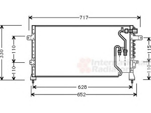 VAN WEZEL 25005082 kondensatorius, oro kondicionierius 
 Oro kondicionavimas -> Kondensatorius
80110-SF1-A1A