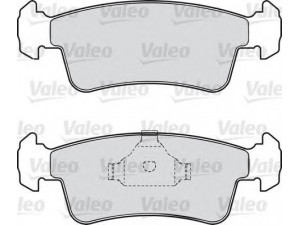 VALEO 598532 stabdžių trinkelių rinkinys, diskinis stabdys 
 Techninės priežiūros dalys -> Papildomas remontas
55200-83830, 5520083830