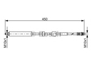 BOSCH 1 987 481 051 stabdžių žarnelė 
 Stabdžių sistema -> Stabdžių žarnelės
4806 G4, 4806 G4