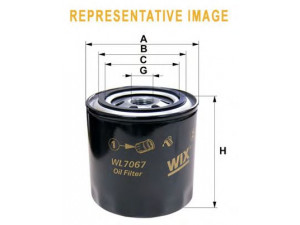 WIX FILTERS WL7400 alyvos filtras 
 Techninės priežiūros dalys -> Techninės priežiūros intervalai
5014055, 1N0114302, 1520880W00