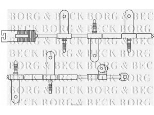 BORG & BECK BWL3031 įspėjimo kontaktas, stabdžių trinkelių susidėvėjimas
34 35 6 761 447, 34 35 6 778 175