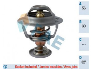 FAE 5322582 termostatas, aušinimo skystis 
 Aušinimo sistema -> Termostatas/tarpiklis -> Thermostat
MD-315301, MD-337408, 1N091-5171