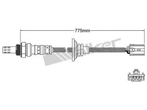 WALKER PRODUCTS 250-241020 lambda jutiklis 
 Variklis -> Variklio elektra
MR507769, MR560331