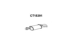 VENEPORTE CT15391 vidurinis duslintuvas 
 Išmetimo sistema -> Duslintuvas
1309893080, 1309989080, 1310264080