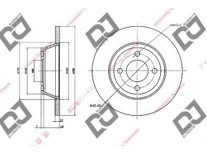 DJ PARTS BD1584 stabdžių diskas 
 Stabdžių sistema -> Diskinis stabdys -> Stabdžių diskas
8A0615301