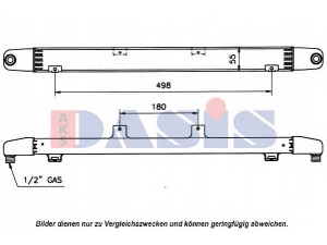 AKS DASIS 226010N alyvos aušintuvas, variklio alyva