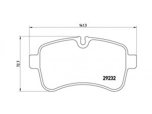 BREMBO P A6 027 stabdžių trinkelių rinkinys, diskinis stabdys 
 Techninės priežiūros dalys -> Papildomas remontas
42555917