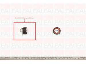 FAI AutoParts T9289 įtempiklio skriemulys, paskirstymo diržas 
 Techninės priežiūros dalys -> Papildomas remontas
030109243D, 030109243F, 030109243J