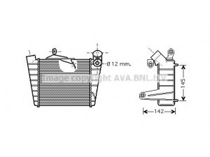 AVA QUALITY COOLING VWA4213 tarpinis suslėgto oro aušintuvas, kompresorius 
 Variklis -> Oro tiekimas -> Įkrovos agregatas (turbo/superįkrova) -> Tarpinis suslėgto oro aušintuvas
6Q0145804A, 6Q0145804A, 6Q0145804A