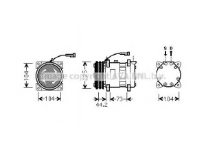 AVA QUALITY COOLING ALK113 kompresorius, oro kondicionierius 
 Oro kondicionavimas -> Kompresorius/dalys
60601053