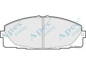 APEC braking PAD1624 stabdžių trinkelių rinkinys, diskinis stabdys 
 Techninės priežiūros dalys -> Papildomas remontas
04465-26420, 0446526420, 0446526421