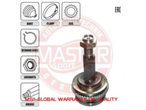 MASTER-SPORT 303898-SET-MS jungčių komplektas, kardaninis velenas 
 Ratų pavara -> Sujungimai/komplektas
96348782, 96348783, 96391555