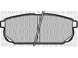 BORG & BECK BBP1925 stabdžių trinkelių rinkinys, diskinis stabdys 
 Techninės priežiūros dalys -> Papildomas remontas
583023ED00, 583023ED01, 583023EE00
