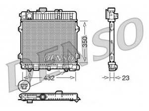 DENSO DRM05028 radiatorius, variklio aušinimas 
 Aušinimo sistema -> Radiatorius/alyvos aušintuvas -> Radiatorius/dalys
1152746, 1177851, 1177852, 1707890