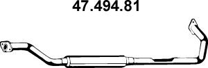 EBERSPÄCHER 47.494.81 vidurinis duslintuvas 
 Išmetimo sistema -> Duslintuvas
17420-74820