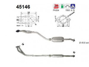 AS 45146 katalizatoriaus keitiklis 
 Išmetimo sistema -> Katalizatoriaus keitiklis
18301728178