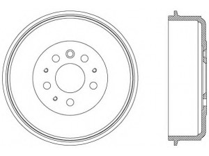 OPEN PARTS BAD9013.10 stabdžių būgnas 
 Stabdžių sistema -> Būgninis stabdys -> Stabdžių būgnas
701609617, 704783037