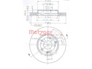METZGER 24903 V stabdžių diskas 
 Stabdžių sistema -> Diskinis stabdys -> Stabdžių diskas
0 5098 063AA, 5098 063AA, 203 421 0312