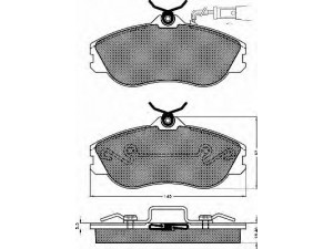 BSF 10152 stabdžių trinkelių rinkinys, diskinis stabdys 
 Techninės priežiūros dalys -> Papildomas remontas
895698151