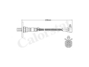 CALORSTAT by Vernet LS140348 lambda jutiklis 
 Variklis -> Variklio elektra
89425-60030, 89425-69035, 89465-01020