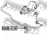 FEBEST NSB-038 skersinio stabilizatoriaus įvorių komplektas 
 Ašies montavimas/vairavimo mechanizmas/ratai -> Stabilizatorius/fiksatoriai -> Sklendės
54613-CA000