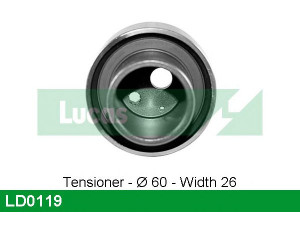 LUCAS ENGINE DRIVE LD0119 įtempiklio skriemulys, paskirstymo diržas
0K9BV-12-780, 0K9BV-12780, 24450-3Y-100