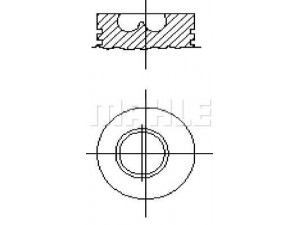 MAHLE ORIGINAL E01040 STD-B stūmoklis