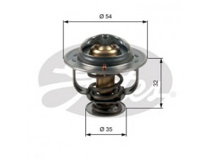 GATES TH47087G1 termostatas, aušinimo skystis 
 Aušinimo sistema -> Termostatas/tarpiklis -> Thermostat
1305A283