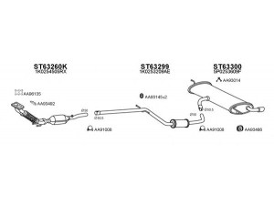 VENEPORTE 630238 išmetimo sistema 
 Išmetimo sistema -> Išmetimo sistema, visa