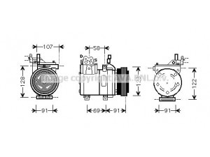 AVA QUALITY COOLING HYAK161 kompresorius, oro kondicionierius 
 Oro kondicionavimas -> Kompresorius/dalys
977012C100, 977012D000, 977012D100
